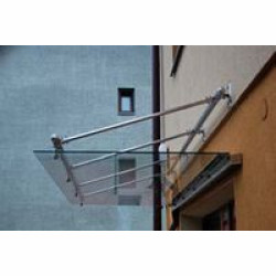 Daszek szklany nad drzwi