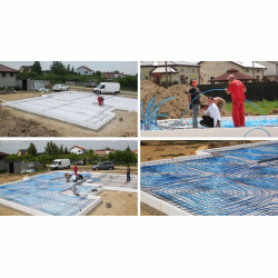 Płyta fundamentowa z wodnym ogrzewaniem podłogowym LEGALETT V20