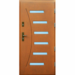  Drzwi wejściowe zewnętrzne P56S „Ocieplone na MAXA” do domu energooszczędnego