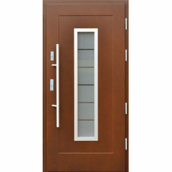 Drzwi wejściowe zewnętrzne P58S „Ocieplone na MAXA” do domu energooszczędnego