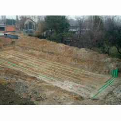 Gruntowy wymiennik ciepła GEOHEAT - obiekt wielkokubaturowy