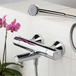 Termostatyczna bateria wannowo-natryskowa z serii Il Bagno Alessi One by Oras