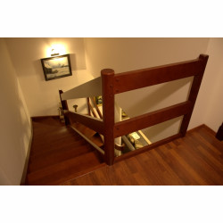 Schody drewniane - realizacja 1