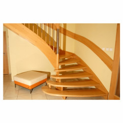 Schody drewniane - realizacja 2