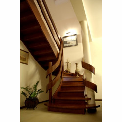 Schody drewniane - realizacja 4