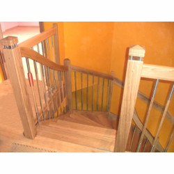 Schody drewniane - realizacja 6