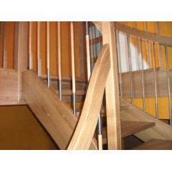 Schody drewniane - realizacja 7