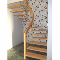 Schody drewniane - realizacja 13