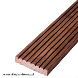 Deska tarasowa ryflowana sosna 25/120/2400 mm