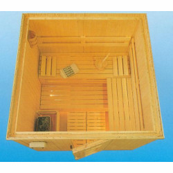 Sauna świerkowa - widok z góry