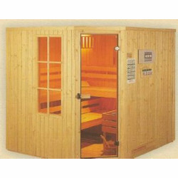 MEGIW - Sauna ze świerku skandynawskiego z oknem