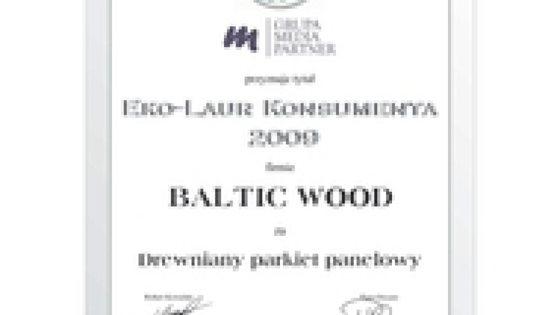 EKO-LAUR Konsumenta dla Baltic Wood