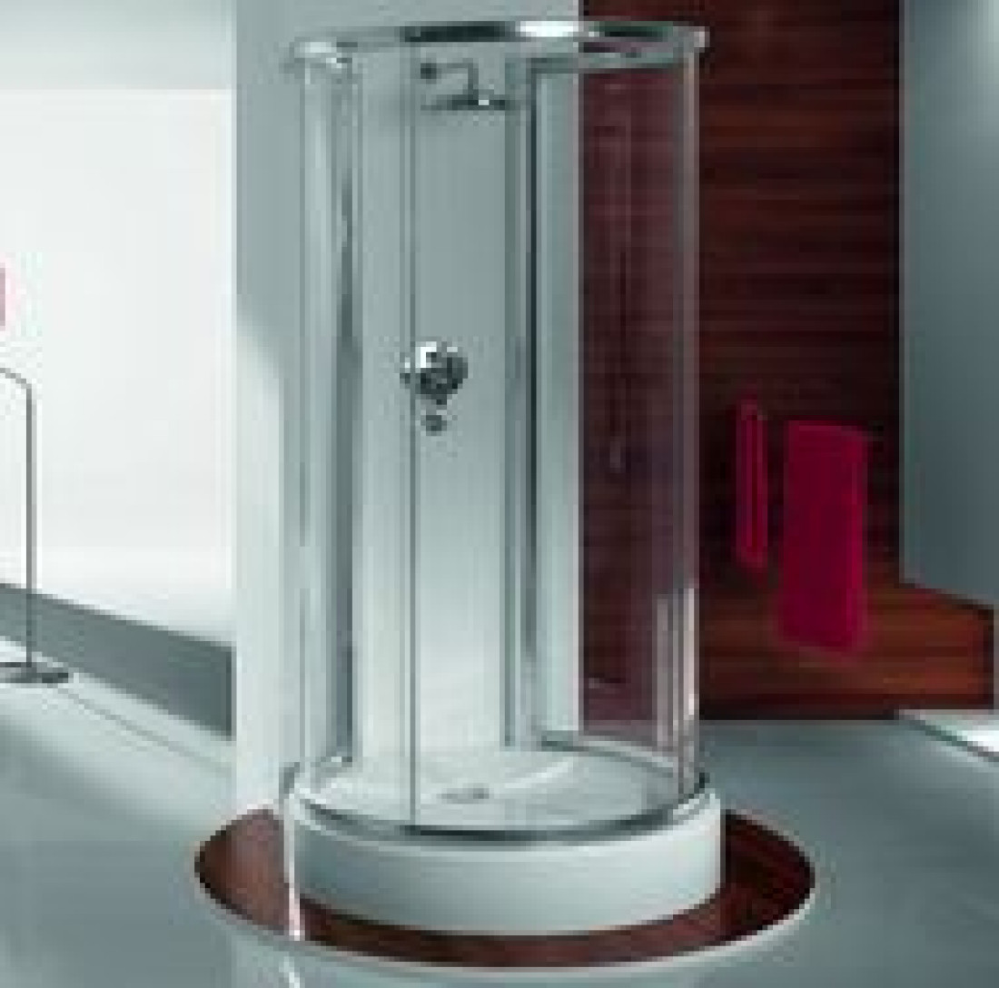 Okragle kabiny prysznicowe firmy Sanplast