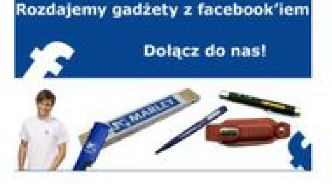 Marley rozdaje gadżety z facebookiem!