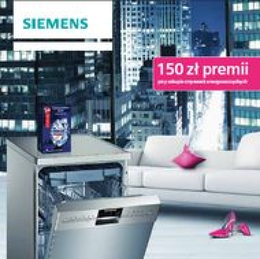 Energooszczędna zmywarka i 150 zł w prezencie od Siemens