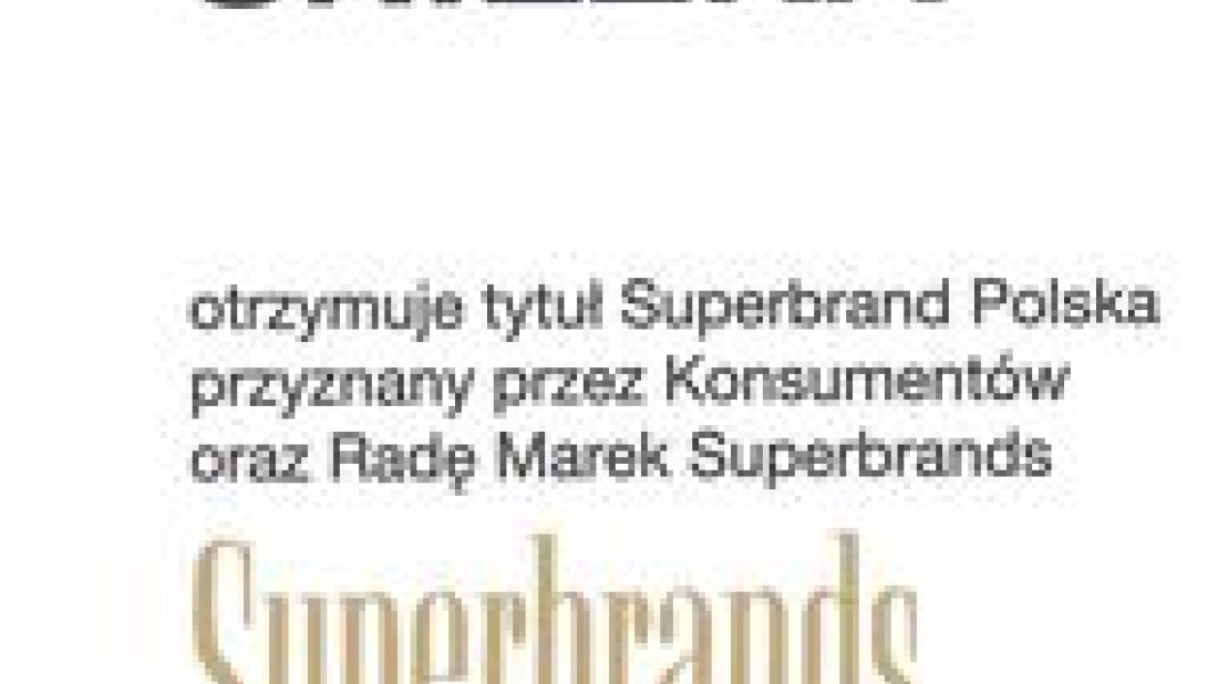 Śniezka z tytułem Superbrands