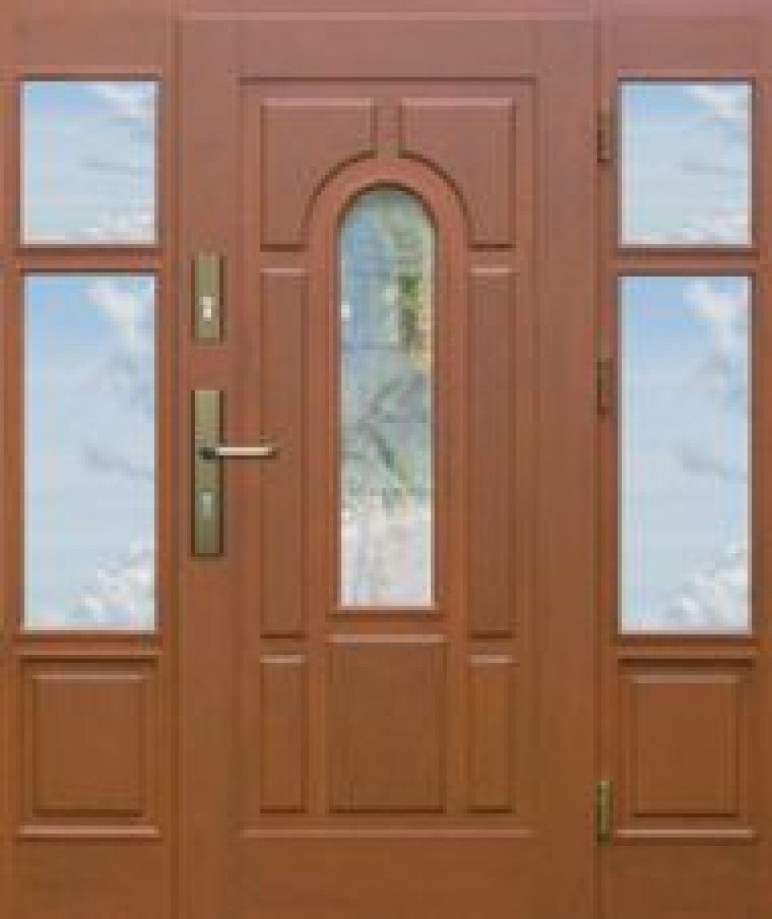 Drzwi drewniane wejściowe do wymarzonego domu