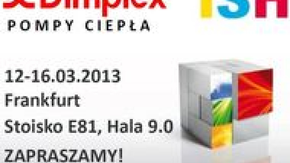 Dimplex na targach ISH we Frankfurcie