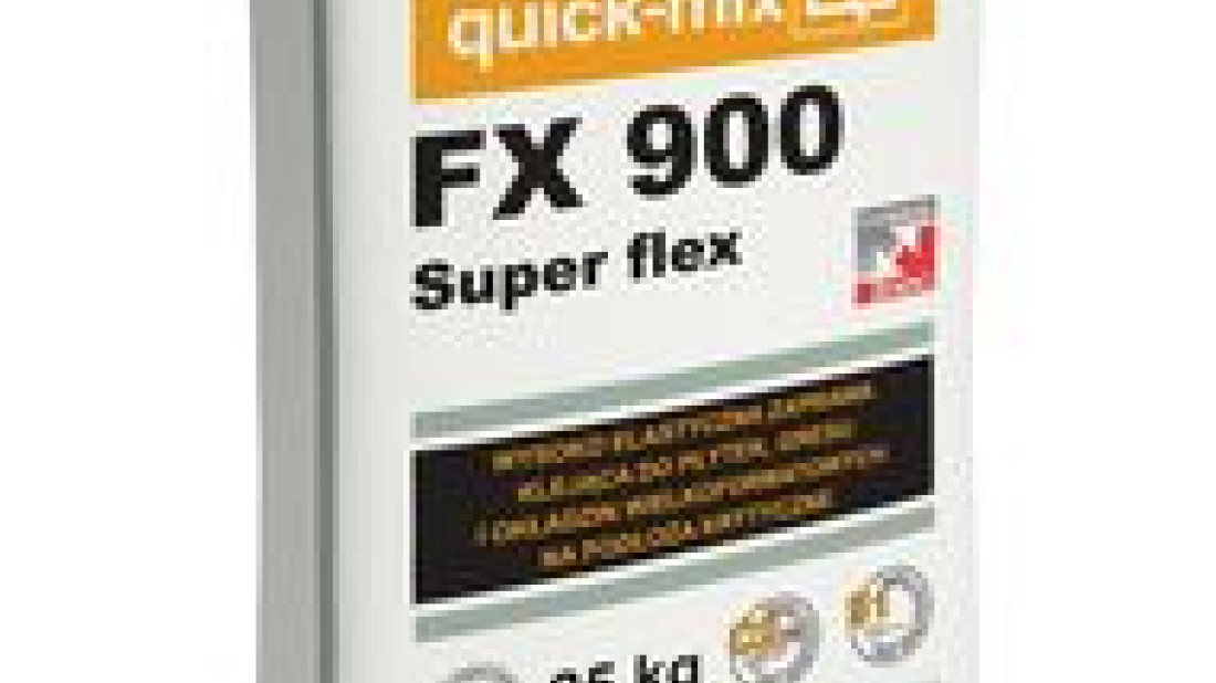 FX 900 Super flex -  multitalent wśród zapraw klejących do płytek