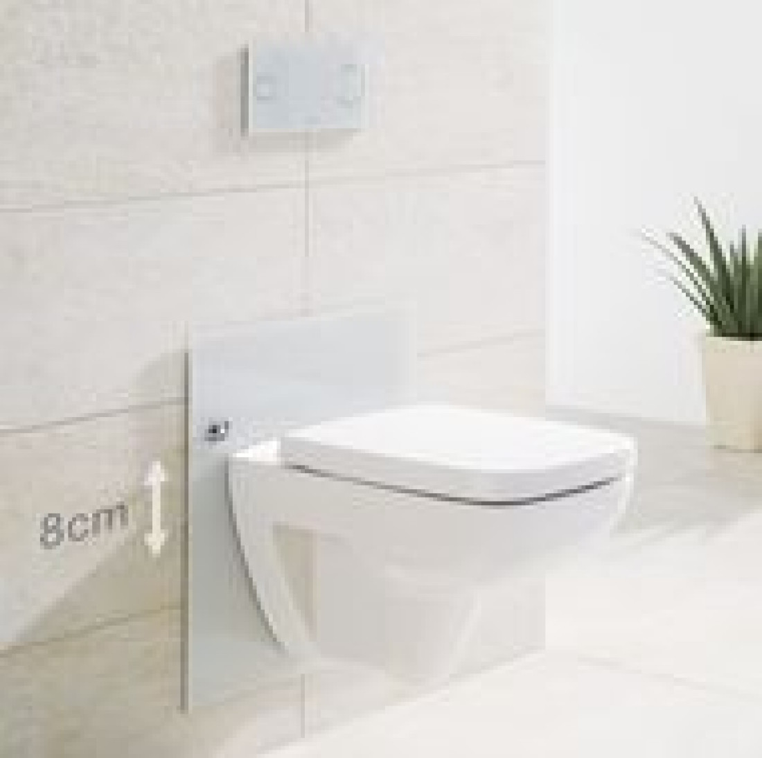 Tylko jeden przycisk, żadnej elektroniki: nowy stelaż Eco Plus z regulacją wysokości położenia miski WC