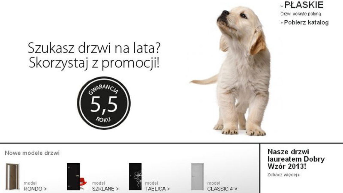 Szukasz drzwi na lata? Skorzystaj z PROMOCJI 5,5!