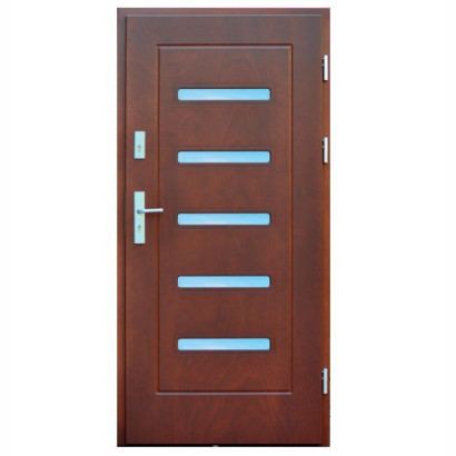 Drzwi wejściowe zewnętrzne P55S „Ocieplone na MAXA” do domu energooszczędnego