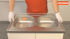 Montaż stalowego zlewozmywaka nakładanego