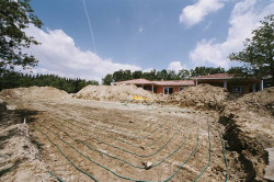 Poziomy kolektor gruntowy - realizacja Sofath