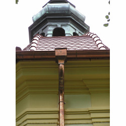 Naczynie zbiorcze do rynny i rury prostokątnej