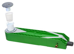 Zypho jest wykonany specjalnie do absorbowania energii cieplnej z wody przed jej odpłynięciem.