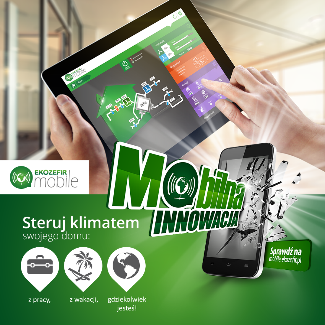 Mobilna innowacja - aplikacja mobilna Ekozefir Mobile