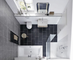 Aby zapewnić użytkownikom maksymalny komfort, w małych łazienkach zalecany jest montaż brodzików w płaszczyźnie podłogi