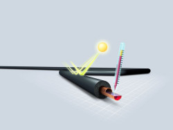 Instalacja solarna musi być zabezpieczona materiałami odpornymi na wysokie temperatury i promieniowanie słoneczne