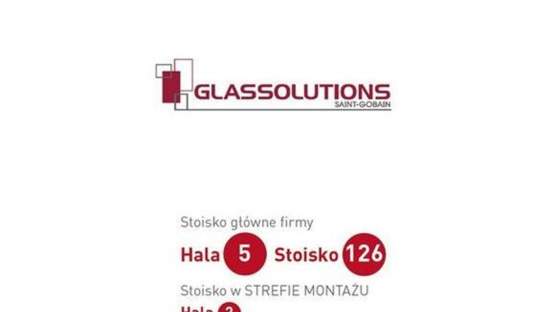 GLASSOLUTIONS Saint-Gobain zaprasza do Poznania na Budmę!