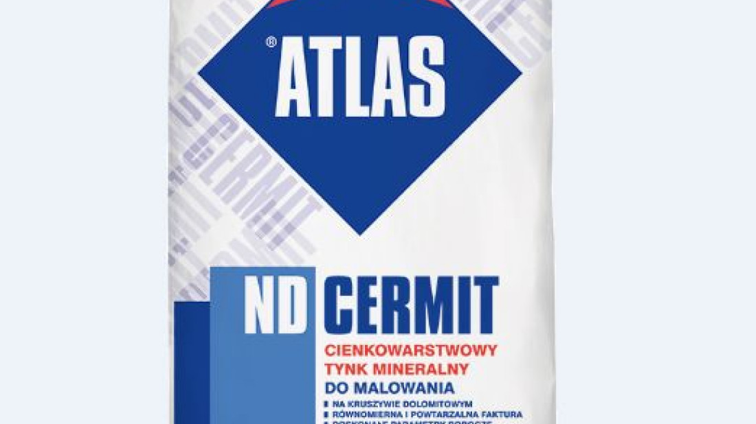 Nowy cienkowarstwowy tynk mineralny ATLASA - ATLAS CERMIT ND