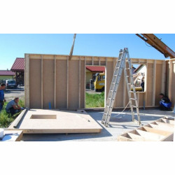 Prefabrykowane elementy ścian domów