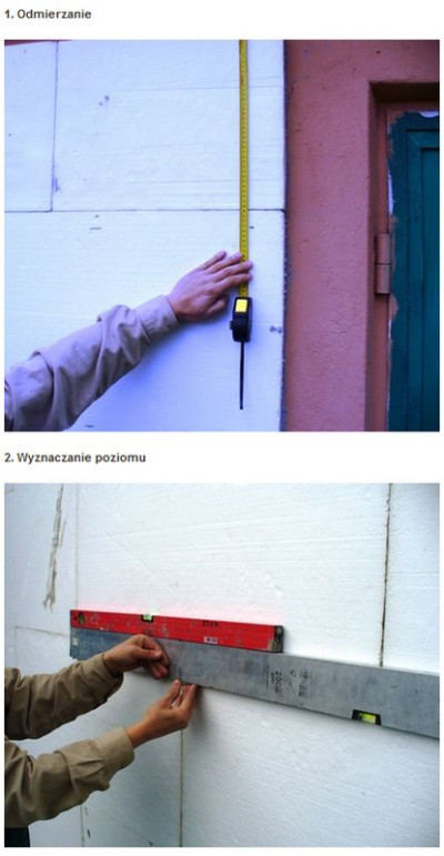 Montaż listew do boniowania