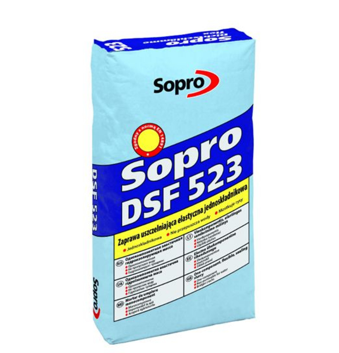 Jednoskładnikowa zaprawa hydroizolacyjna Sopro DSF® 523 do prac ogrodowych