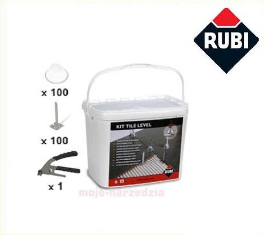 RUBI System szybkiego poziomowania płytek 
