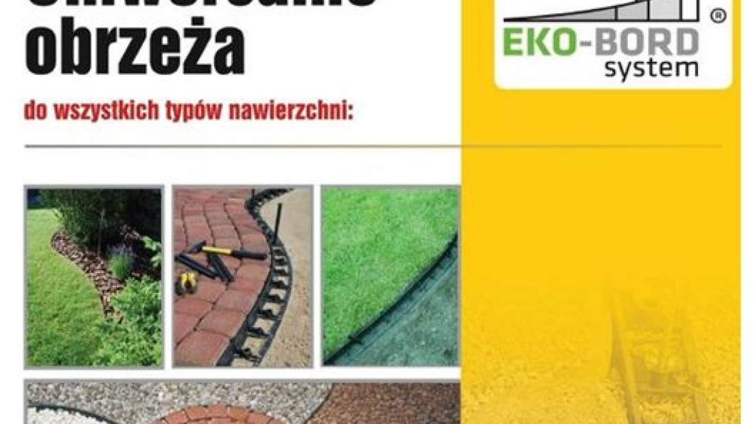 Elastyczne i trwałe obrzeża EKO-BORD SYSTEM