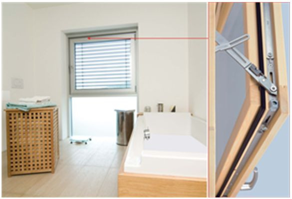 Pozbyć się wilgoci z łazienki i jednocześnie zachować komfort cieplny pozwoli elektroniczny mechanizm Roto E-Tec Dive