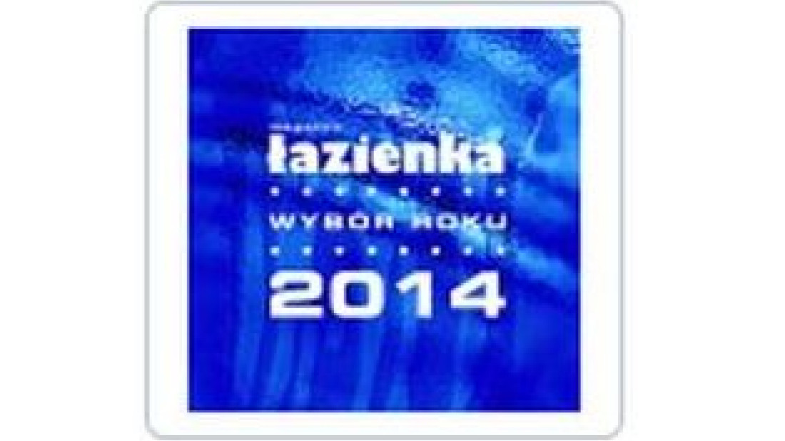 Główna nagroda w konkursie "Łazienka - Wybór Roku 2014" dla kolumny natryskowej KAMINO firmy Armatura Kraków