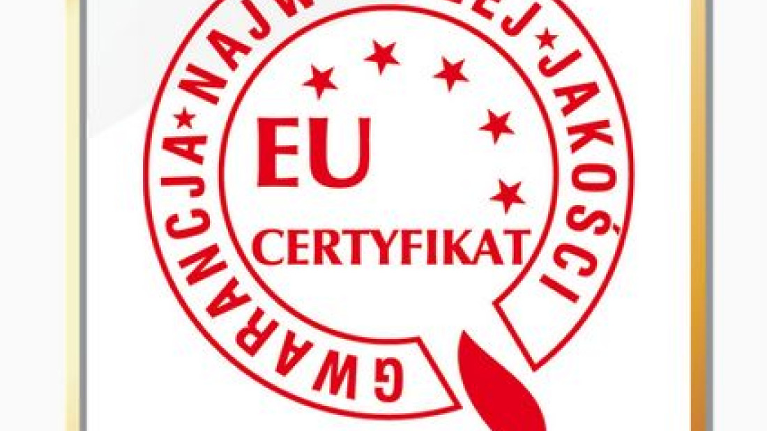 Certyfikat Gwarancja Najwyższej Jakości dla firmy CERAMIKA POLSKA Sp. z o.o. HADYKÓWKA®