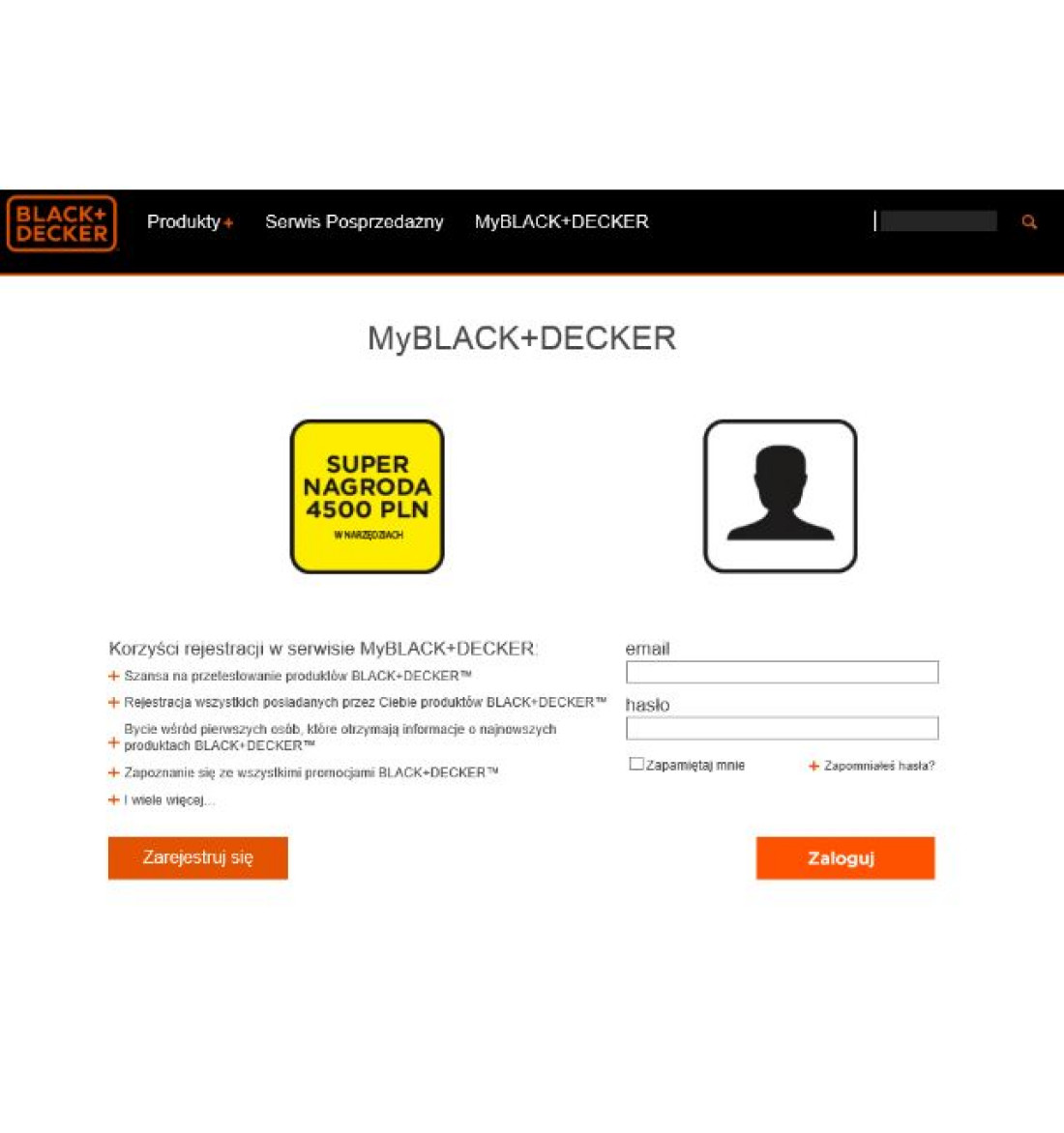 MyBLACK+DECKER - nowy serwis i nagrody warte 4500 zł