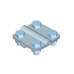 Złącze krzyżowe 4 x M8 s-25