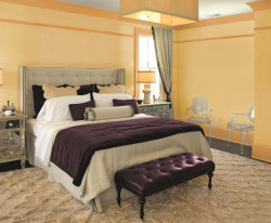 W prezentowanej aranżacji użyte zostały kolory z palety Entuzjazm: Mood Power, Heavenly Honey, Hidden Secret.