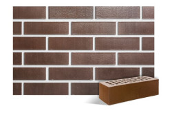 Cegła glazurowana w kolorze Maduro