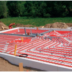 Płytowy Fundament Grzewczy Legalett z powietrznym ogrzewaniem podłogowym