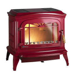 Piec kominkowy Bradford czerwony