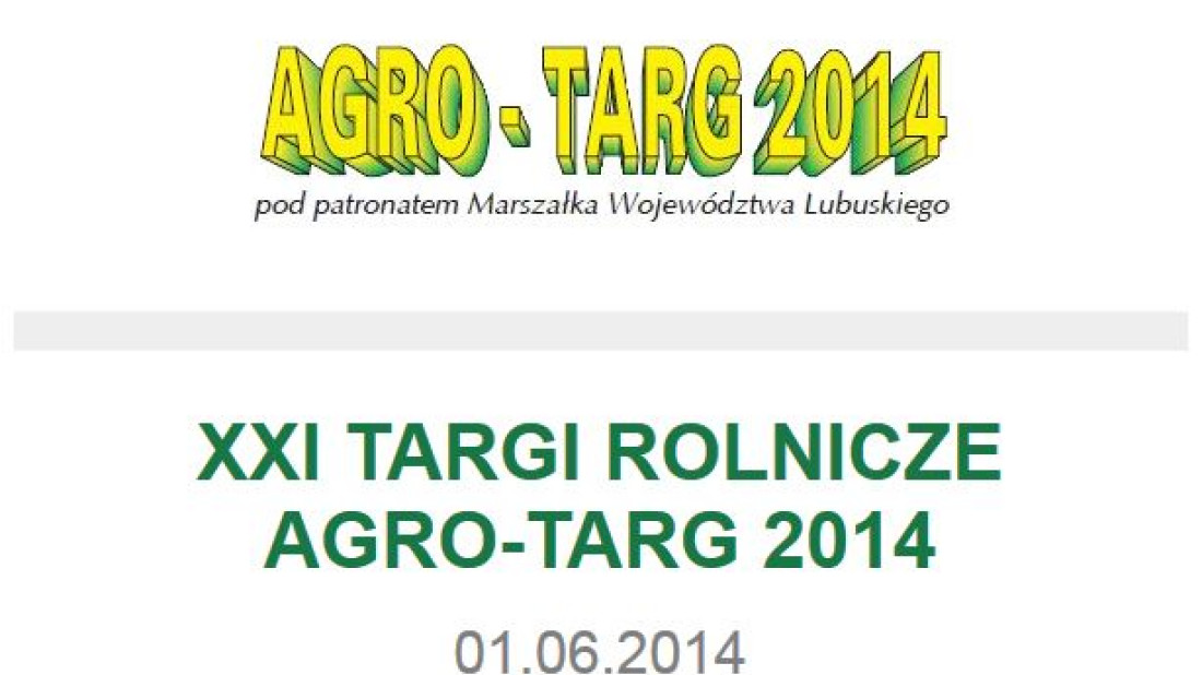 Wiązary Burkietowicz zapraszają 1.06.2014 r. na XXI Targi AGRO-TARG 2014